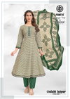 Gulabi Jaipur Vol 5 By Deeptex Cotton Printed Anarkali Kurtis Set Wholesale Online
